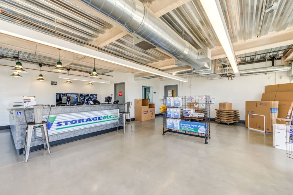 Business office at Storage Etc... De Soto in Chatsworth, California