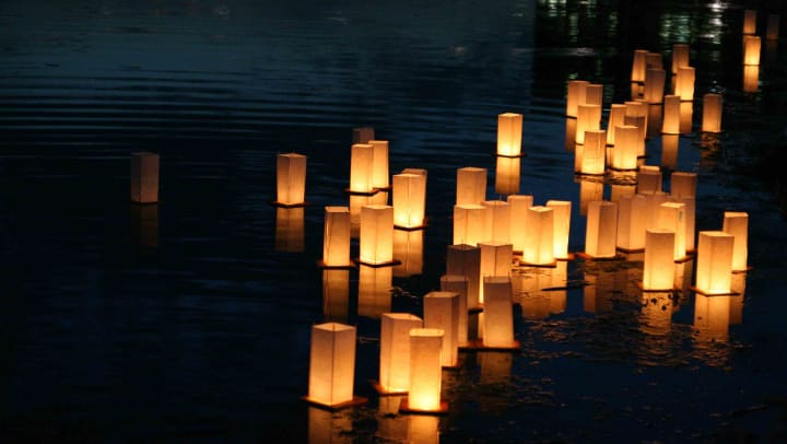 Floating lanterns