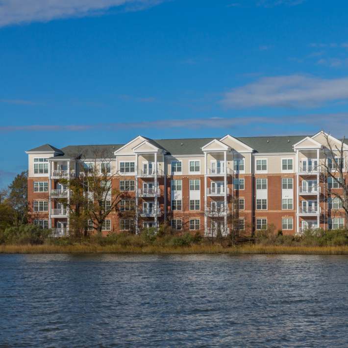 Apartments near the water at CovePointe at The Landings, Norfolk, Virginia
