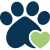 Animal paw logo for Pearl Pointe Apartments in Burlington, New Jersey