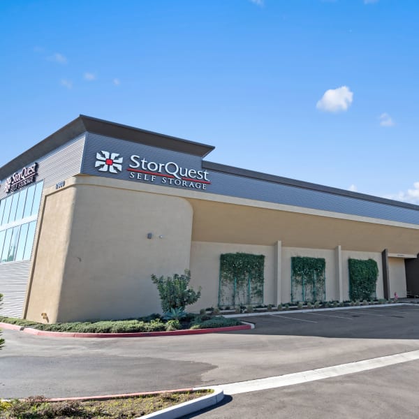 Front entrance at StorQuest Self Storage in Cerritos, California