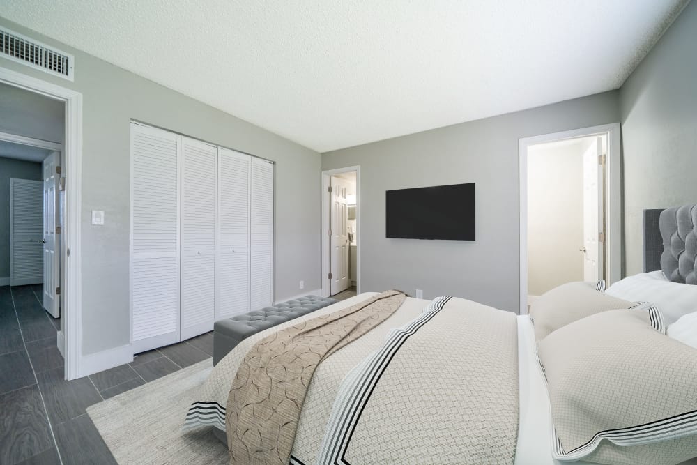 Spacious Bedroom at Piper Village West in West Palm Beach, Florida