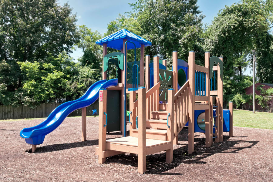 New onsite children's playground at North Woods in Charlottesville, Virginia