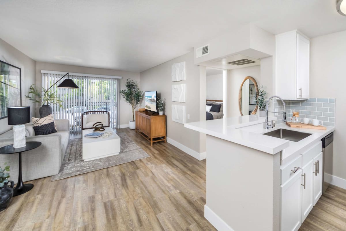 Large living space at Plaza at Sherman Oaks in Sherman Oaks, California