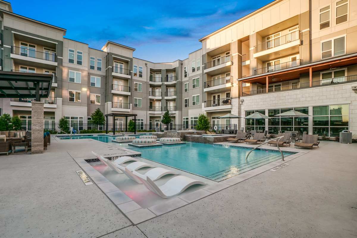 Pool at One90 Firewheel in Garland, Texas.