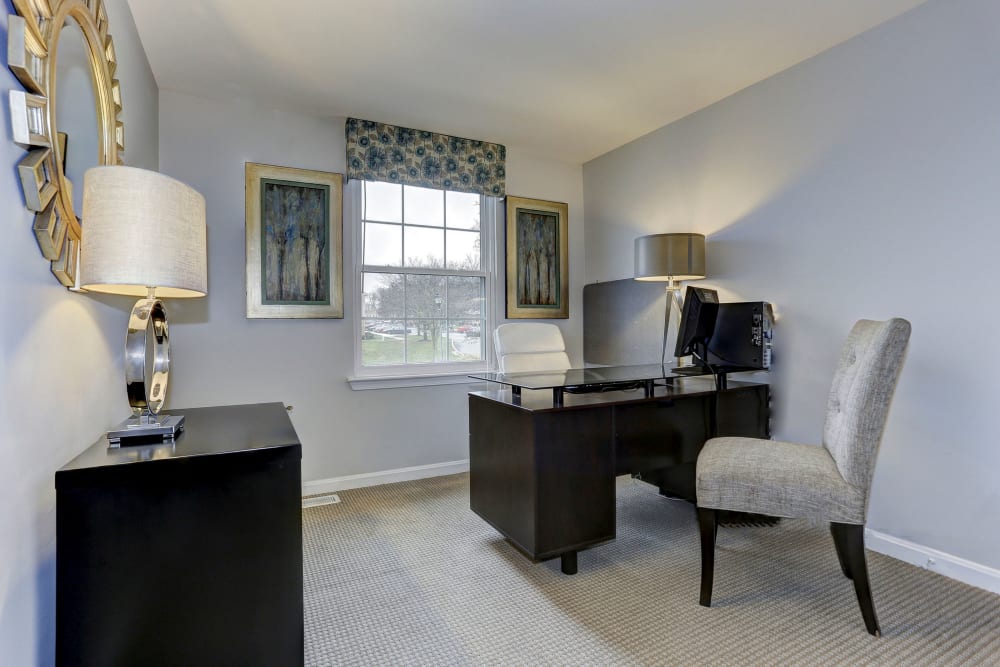 Office room at Olde Forge Townhomes in Nottingham, Maryland