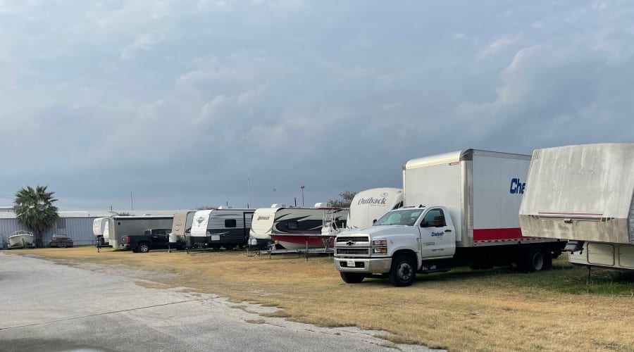 Exterior of outdoor units at KO Storage in Corpus Christi, Texas
