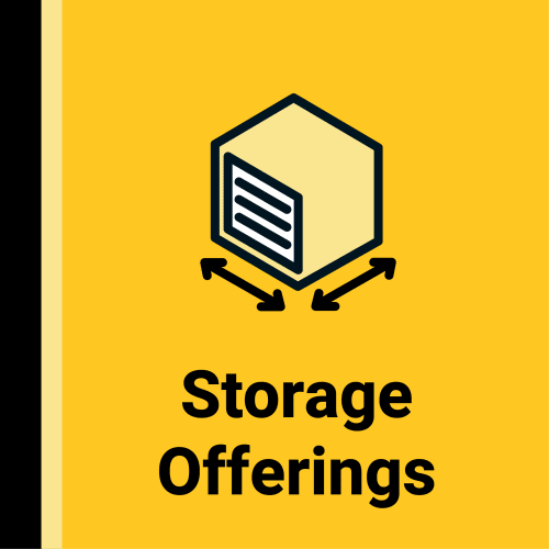 View storage offerings at BuxBear Storage