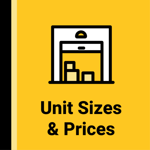 View unit sizes and prices at BuxBear Storage Roseville in Roseville, California