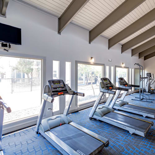 Onsite fitness center at La Silva in San Antonio, Texas