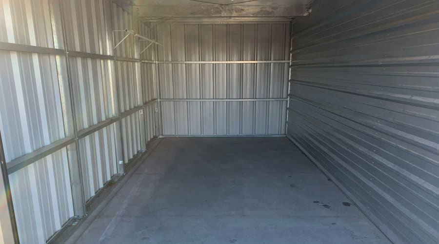 A storage unit large enough to fit a boat or RV at KO Storage in Casper, Wyoming