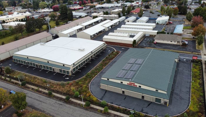Drone entire property at Newberg Storage Center in Newberg, Oregon