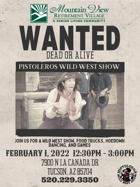 Dead or Alive for the Pistoleros Wild West Show