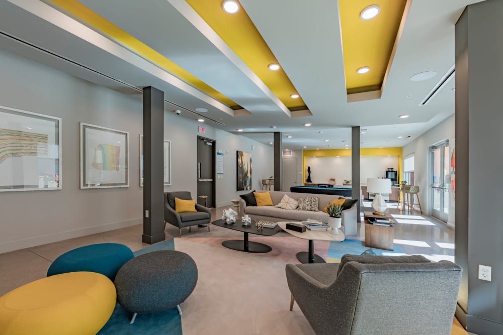 Luxury lounge at Encore Tessera in Phoenix, Arizona