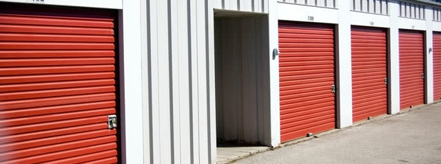 Front view of the leasing office at Tri Star Self Storage - Clark in Waco, Texas
