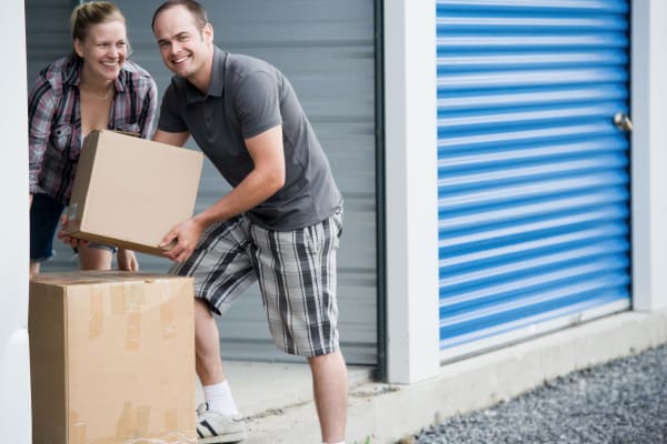 People moving boxes to Towne Storage in Salt Lake City, Utah