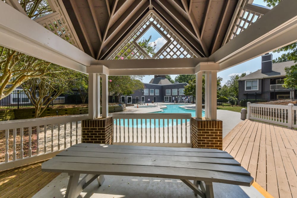 Refreshing resort style swimming pool at The Oasis at Regal Oaks in Charlotte, North Carolina