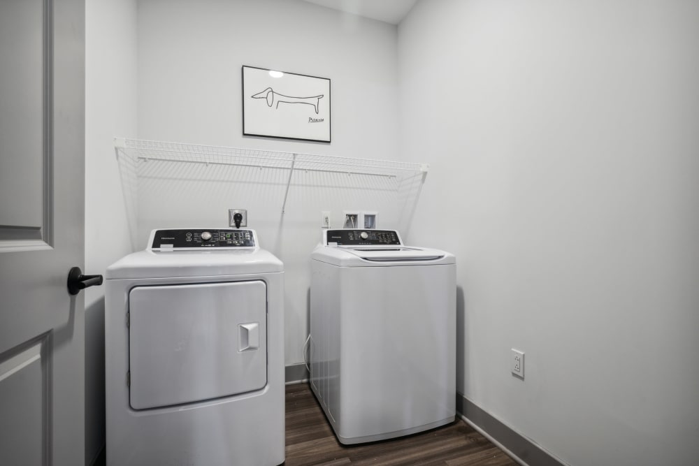 Laundry Room with full-size Washer and Dryer