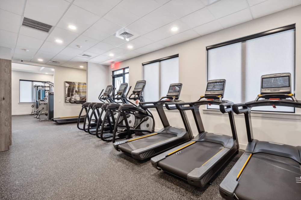 Fitness Center with Cardio and Free Weight Equipment