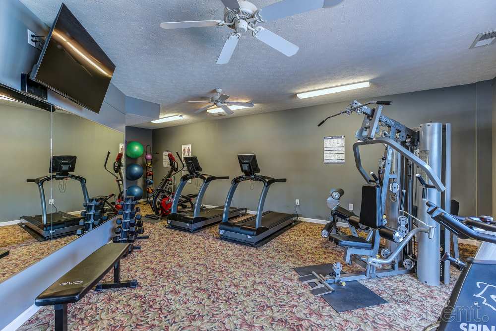 Fitness center at Blankenbaker Crossings in Louisville, Kentucky