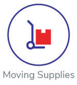 Moving supplies icon for Devon Self Storage in Palm Springs, California