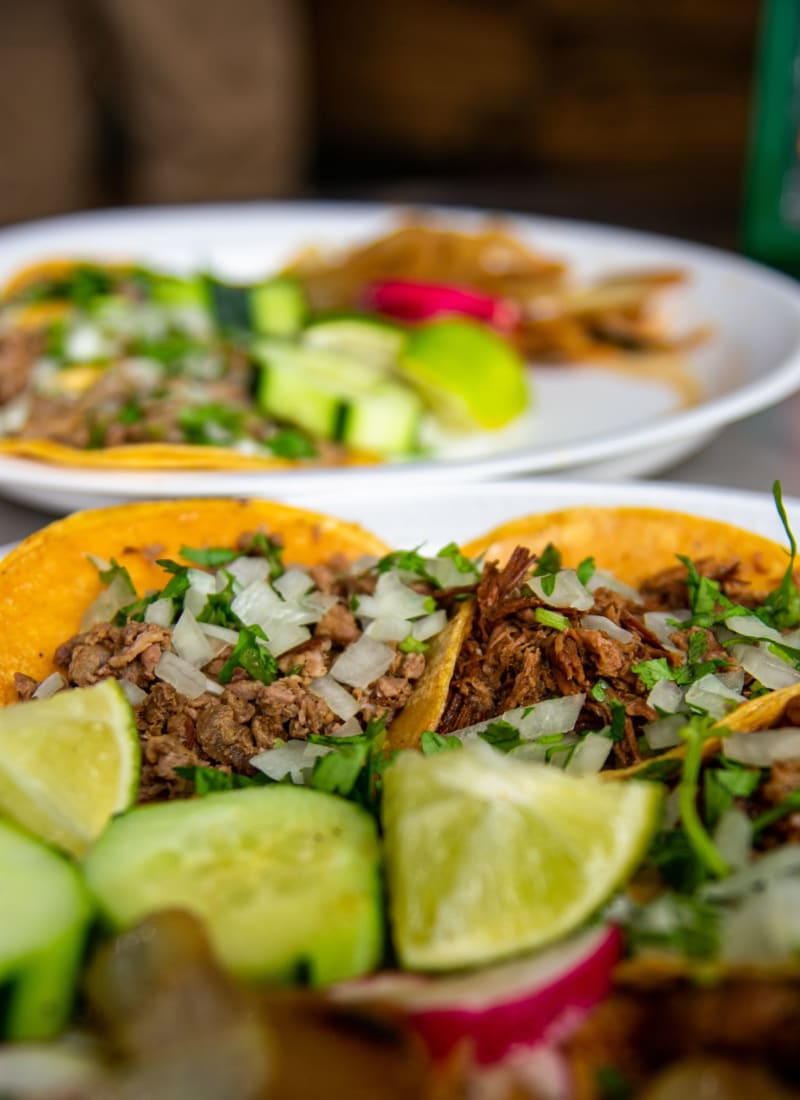 Mouth watering tacos near Marquis at Silver Oaks in Grapevine, Texas