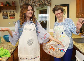 Cake decorating at Legacy Ranch in Midland