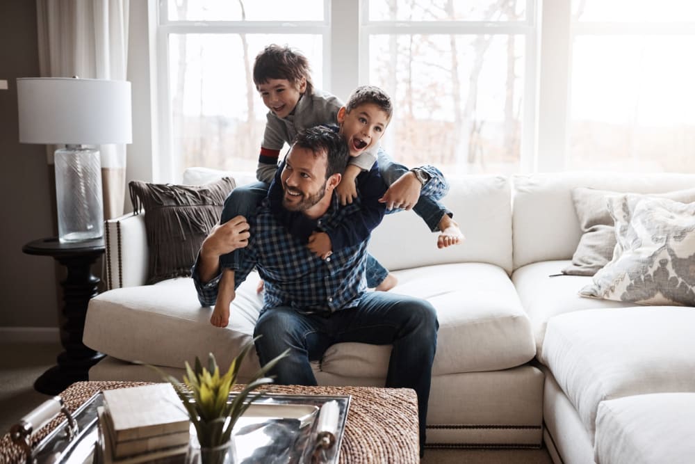 Family playing at Sonoma Palms in Las Cruces, New Mexico