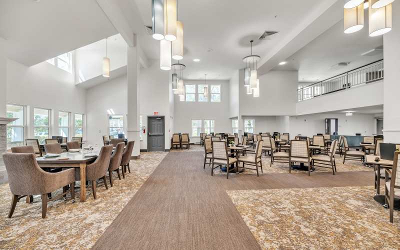 Dining room at Ashley Park by Barclay House in Charleston, South Carolina