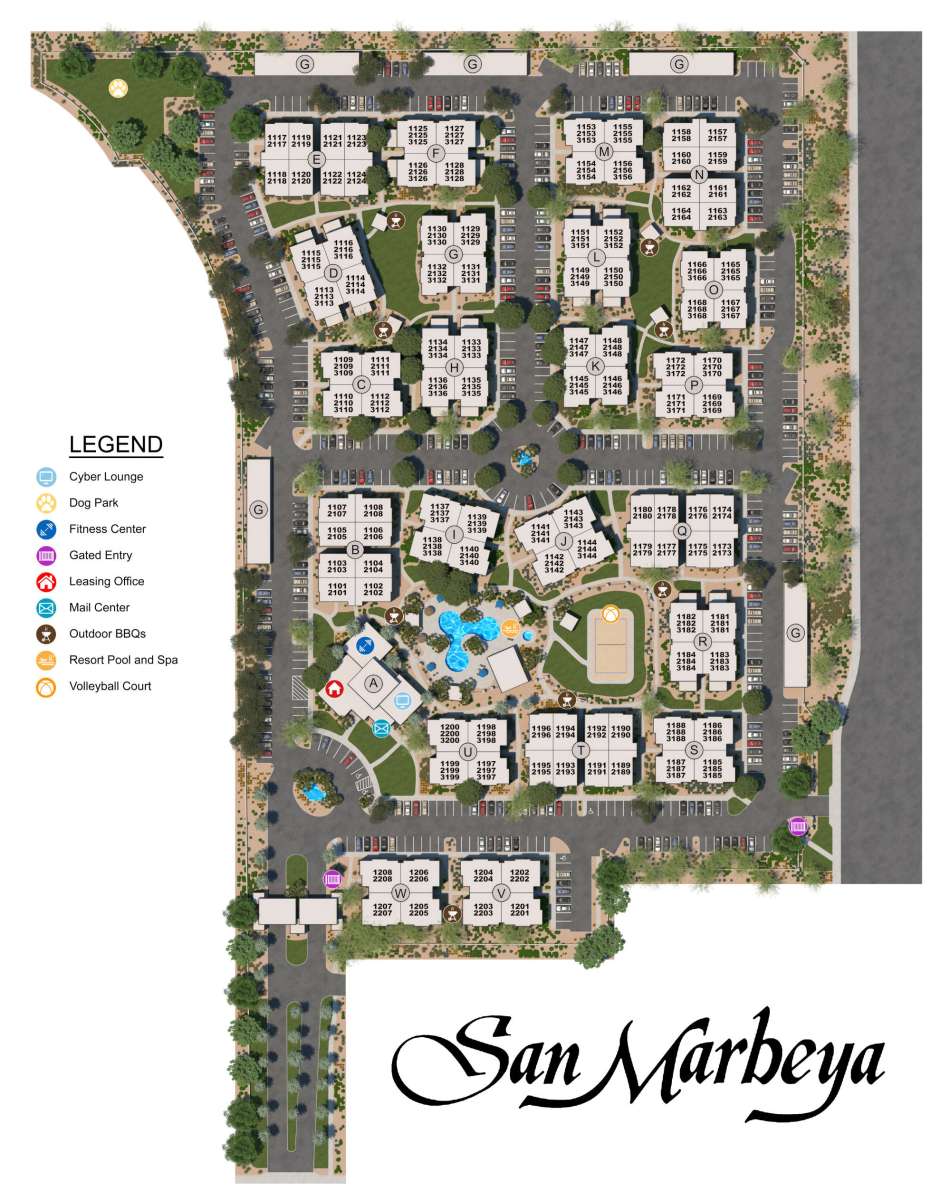 San Marbeya site plan