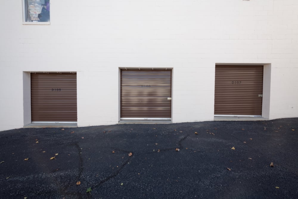 External units at Castle Mini Storage in Rockville, Maryland,