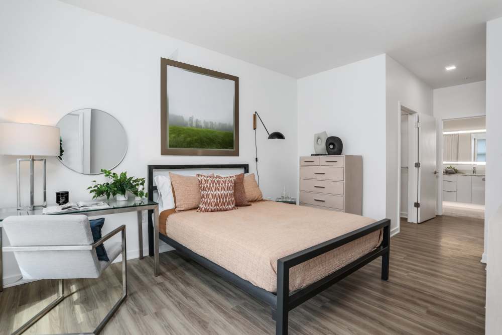 Bedroom at Innova in Novi, Michigan