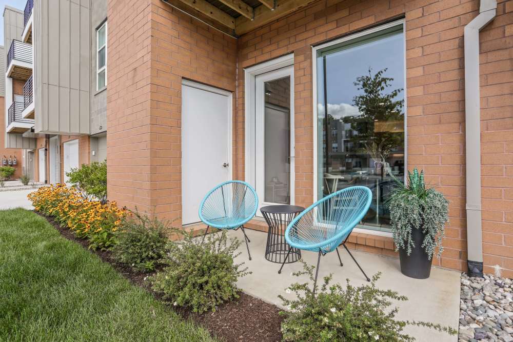 Outdoor patio at Innova in Novi, Michigan
