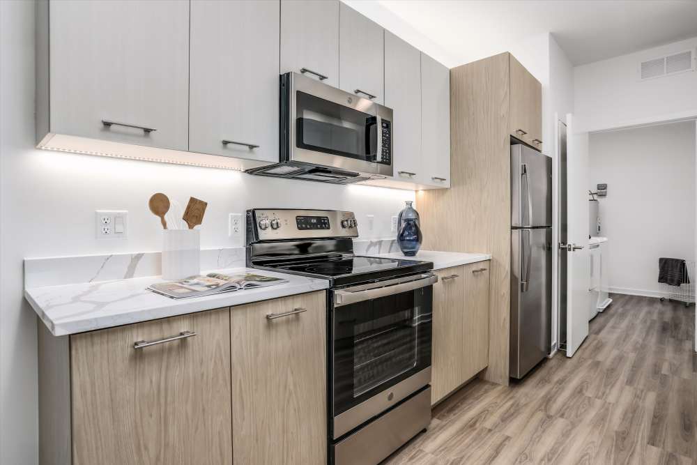 Fully-quipped kitchen at Innova in Novi, Michigan