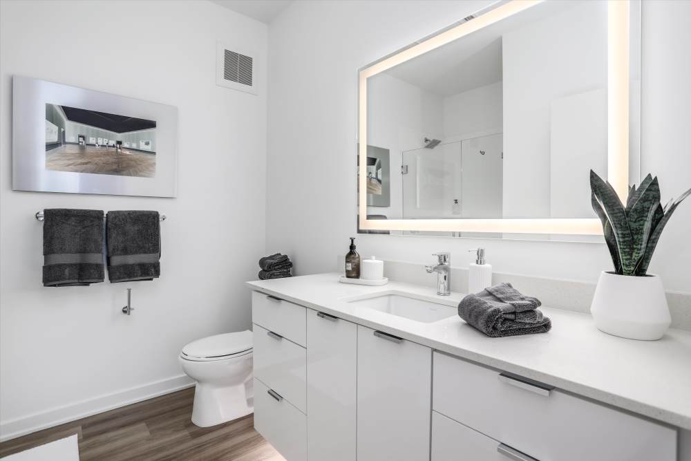 Bathroom at Innova in Novi, Michigan