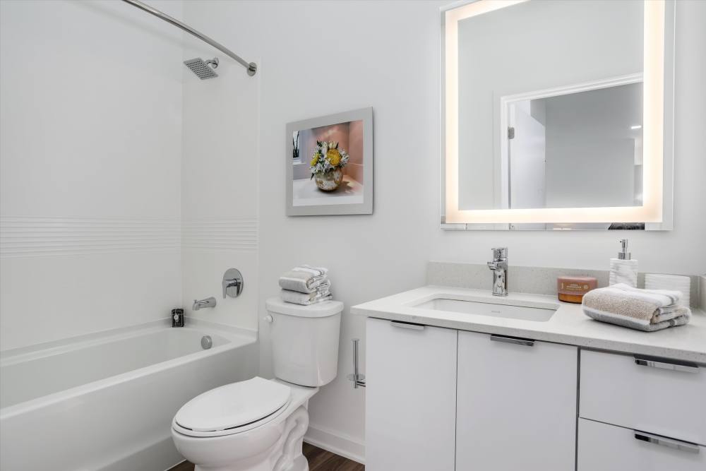 Bathroom at Innova in Novi, Michigan