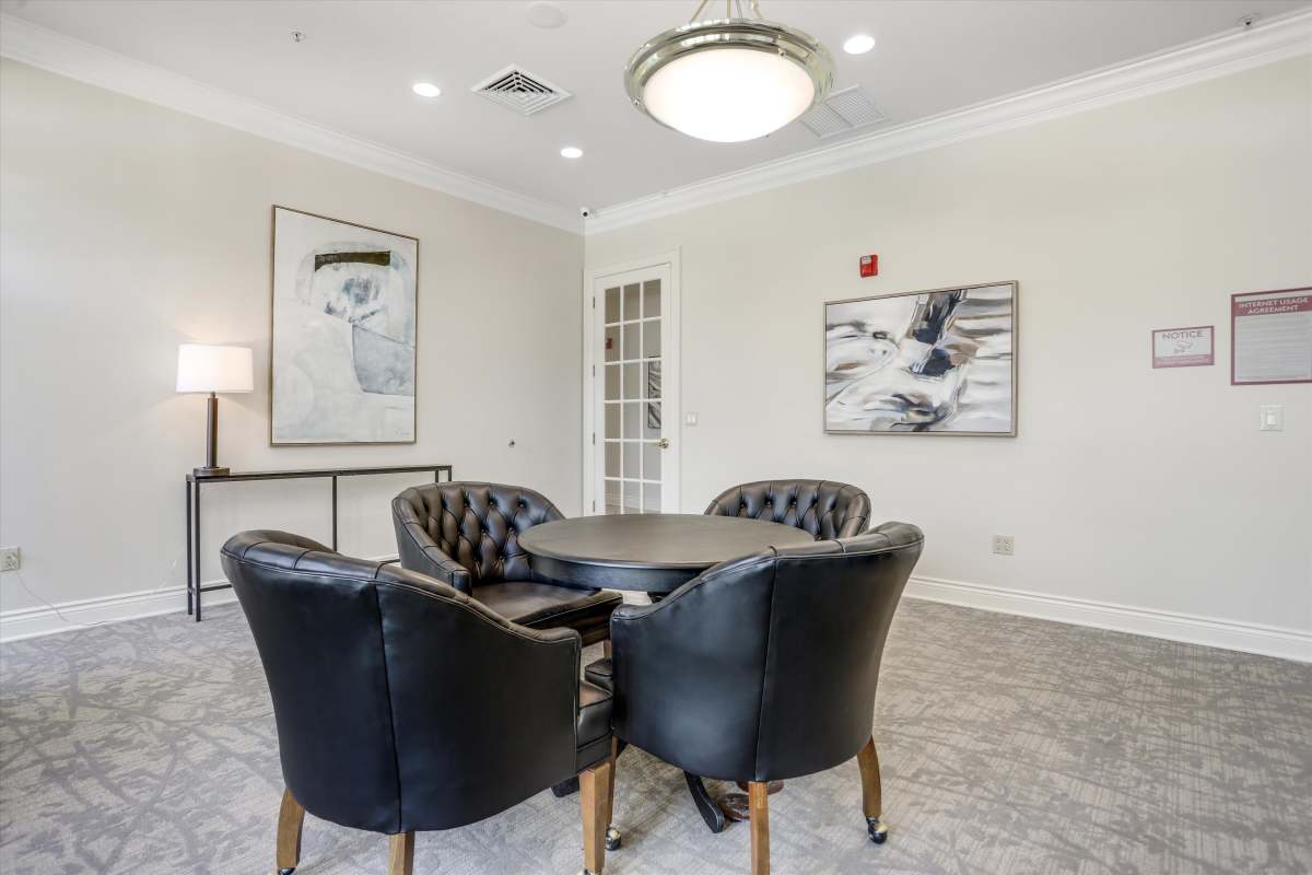 The business center at Central Park Estates in Novi, Michigan