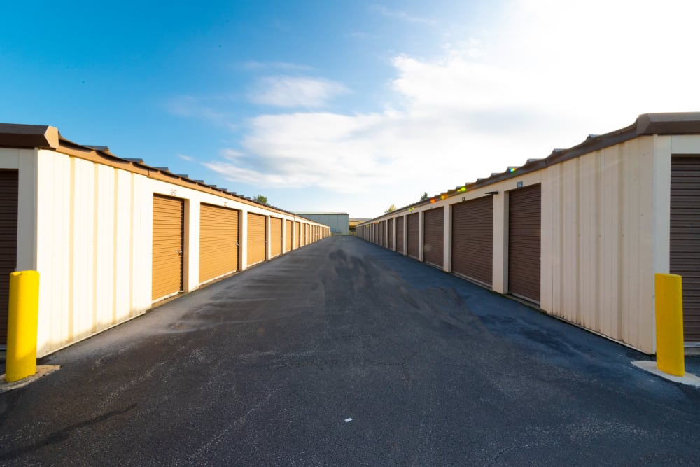 Outdoor units at Advantage Self Storage in Stevensville, Maryland,