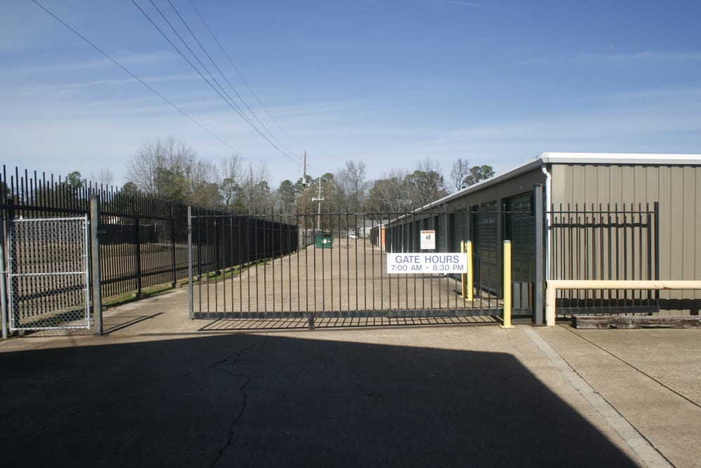 Exterior Gate of Wake Village, Texas near Lockaway Storage