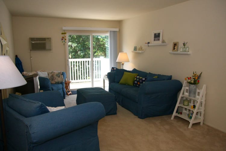 Model home dining area showing adjacent modern kitchen at Brinley Manor