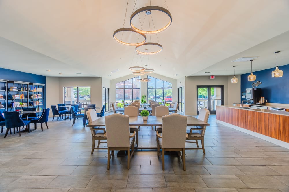 Spacious day room at Haven at Lewisville Lake in Lewisville, Texas.