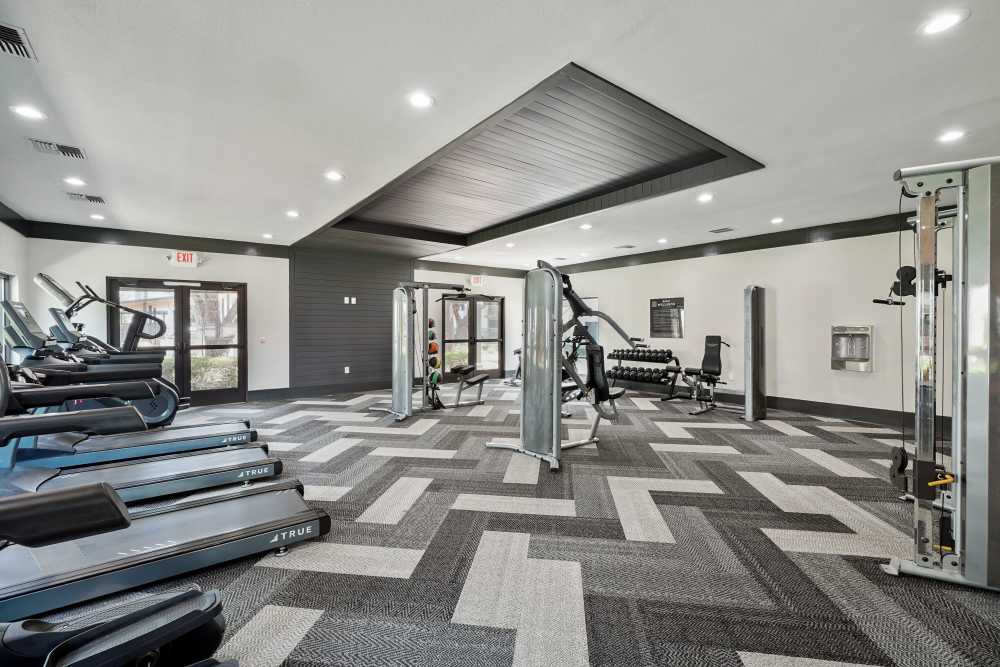 Fitness center at Easton in San Antonio, Texas