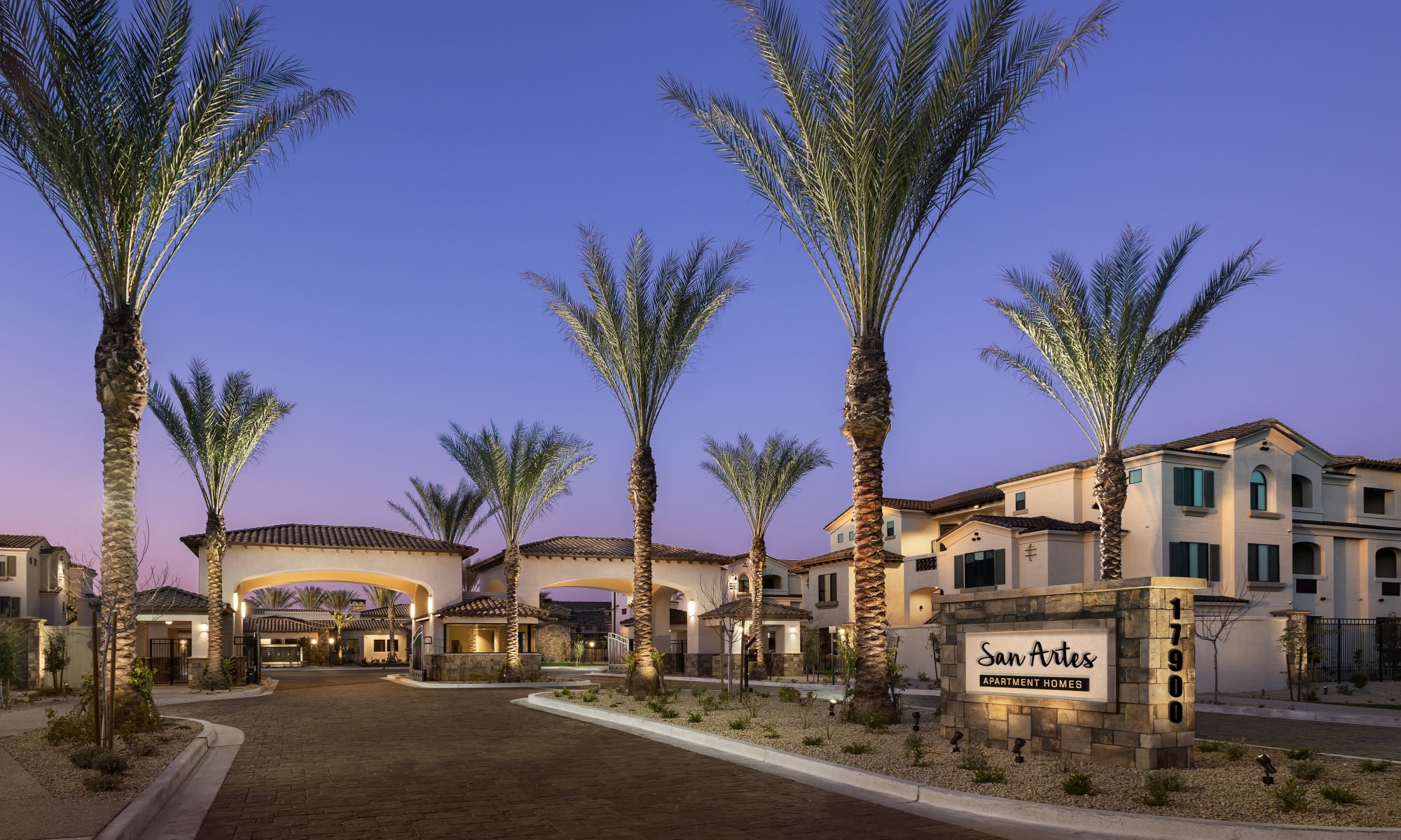 Controlled-Access Entrance at San Artes in Scottsdale, Arizona
