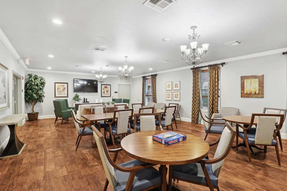 Gameroom at Isle at Watercrest Mansfield in Mansfield, Texas