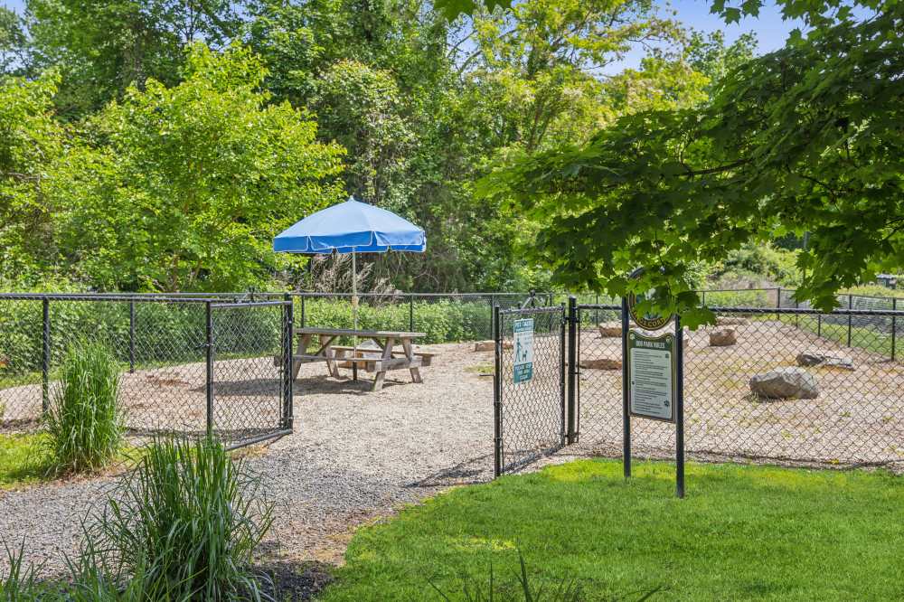 Dog park at Eagle Rock Apartments at West Hartford in West Hartford, Connecticut