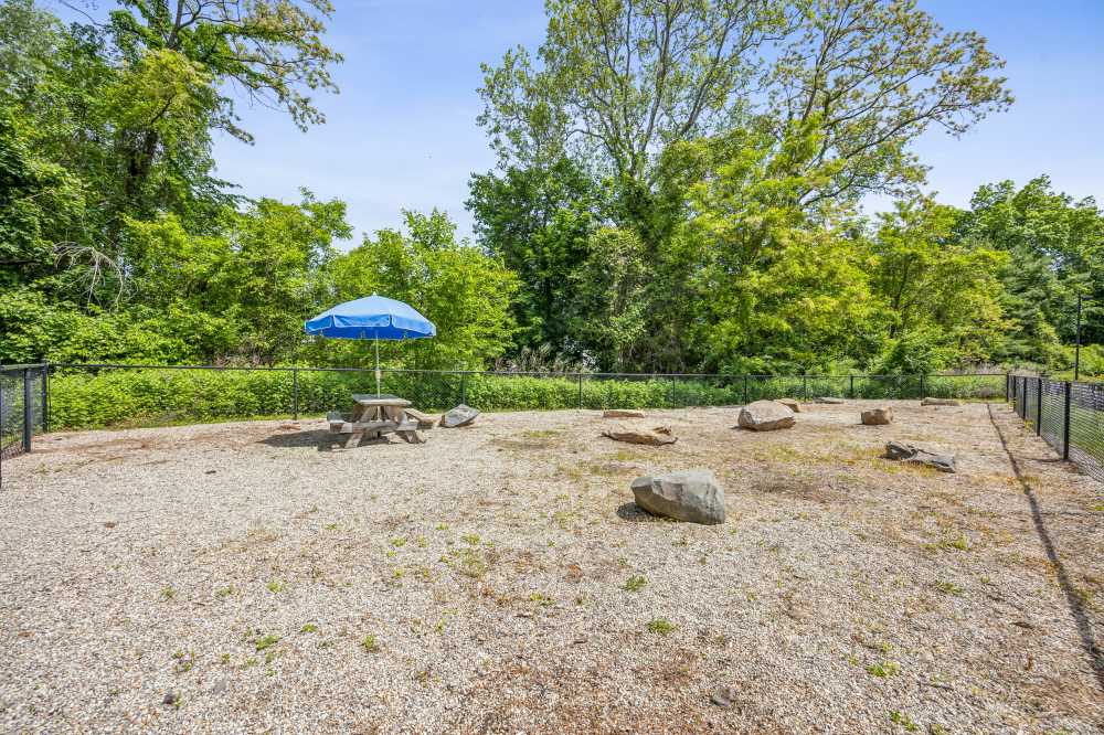 Dog park at Eagle Rock Apartments at West Hartford in West Hartford, Connecticut