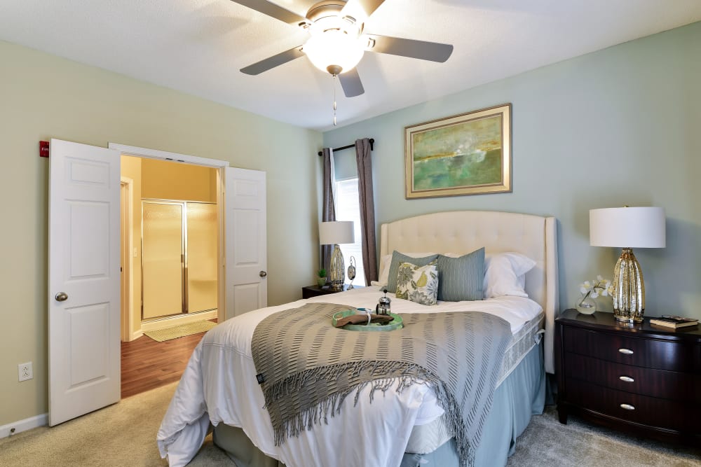 Spacious bedroom at Lullwater at Bass in Macon, Georgia