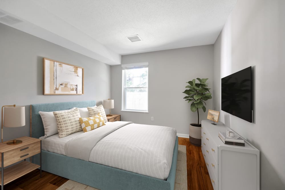 Bedroom at Bay Ridge at Nashua Apartments in Nashua, New Hampshire