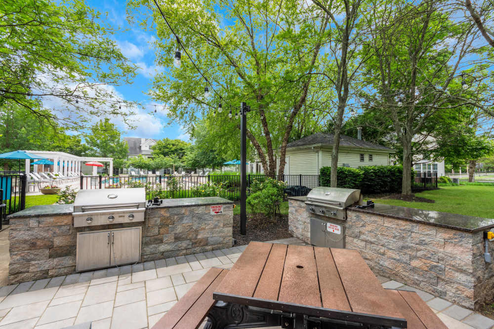 Outdoor Grill at Eagle Rock Apartments at Freehold in Freehold, New Jersey