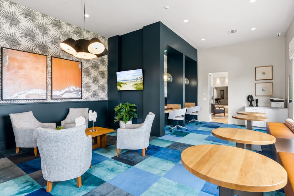 Tech hub for residents at Brio Parc in Madison, Alabama